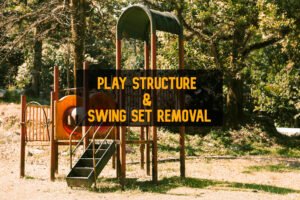 play structure & spring set removal